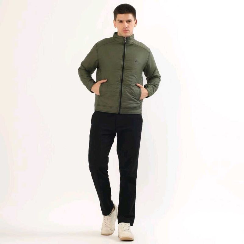 OSWAL Fur Coated Bomber Jacket.