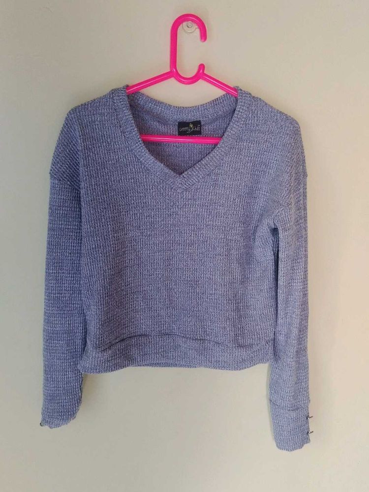 Long Sleeve V-Neck Top