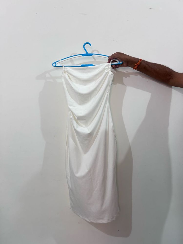 White Bodycon Mini Dress