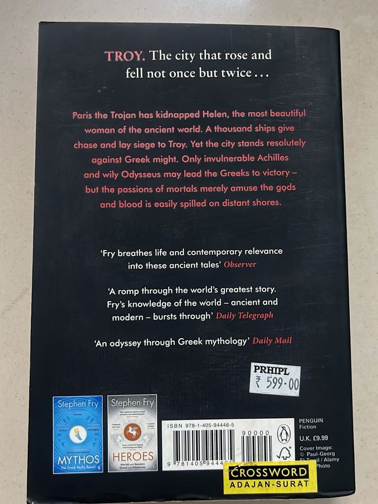 Troy by Stephen Fry
