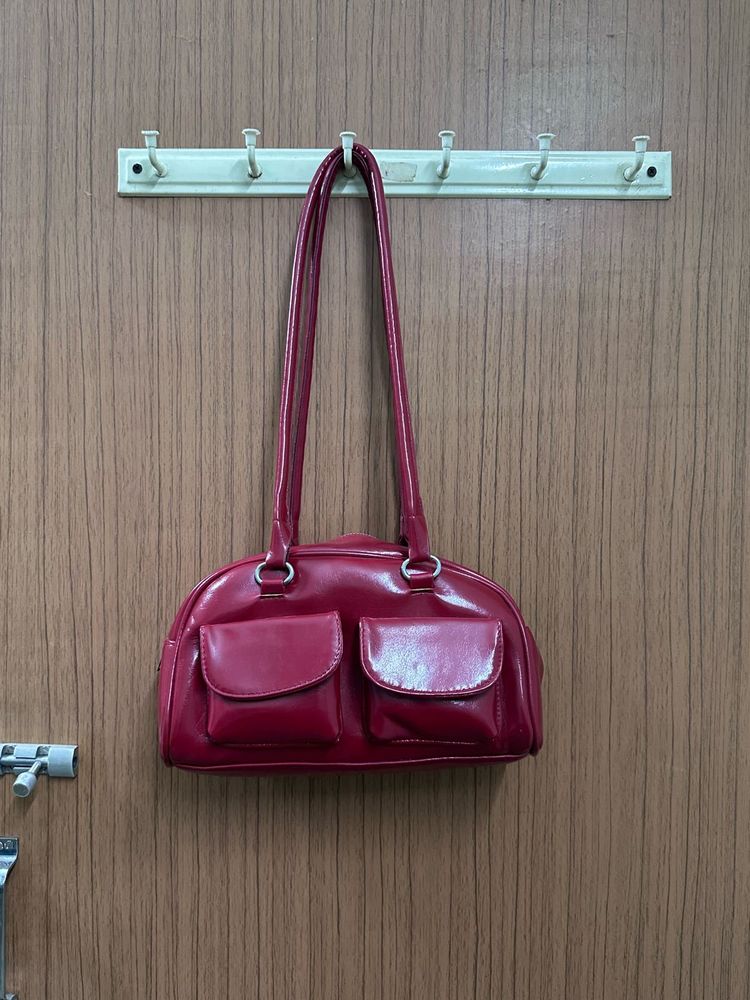 Chic Maroon Shoulder Bag