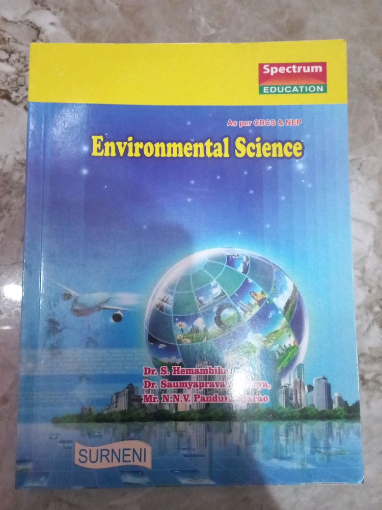 Environmental Science Text Book CBCS And NEP