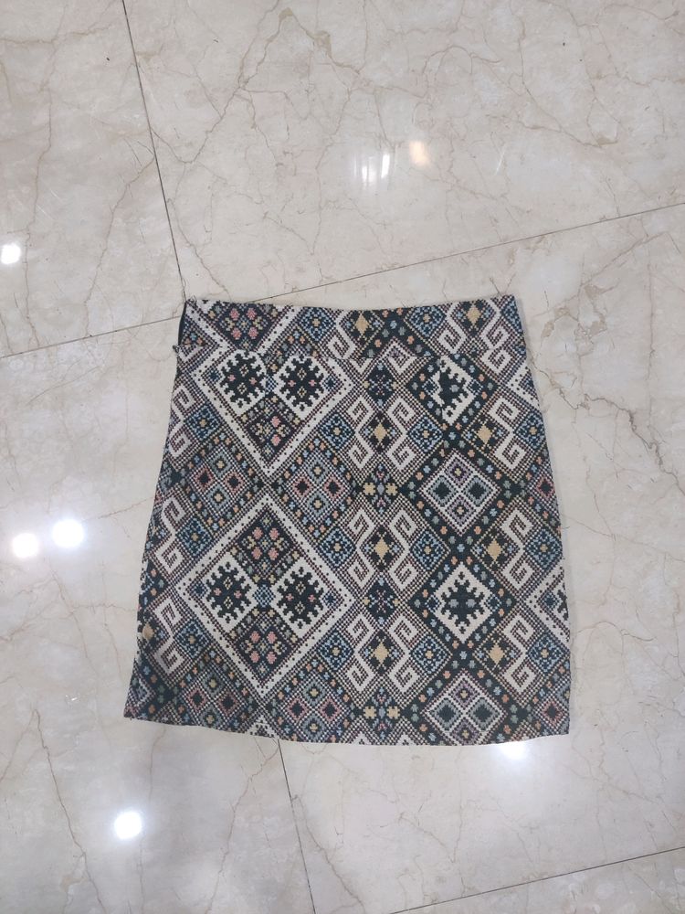 Aztec Print Skirt🤍