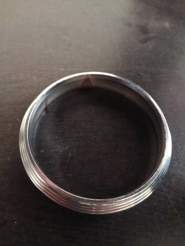 Silver Tone Metal Bangle