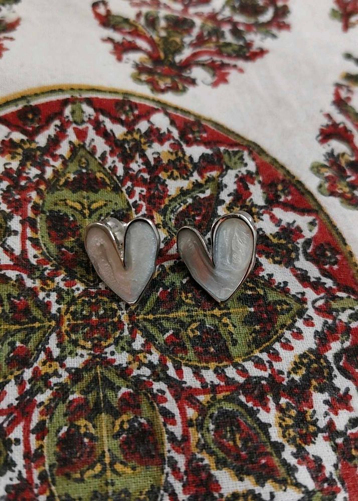 Heart Stud Earrings
