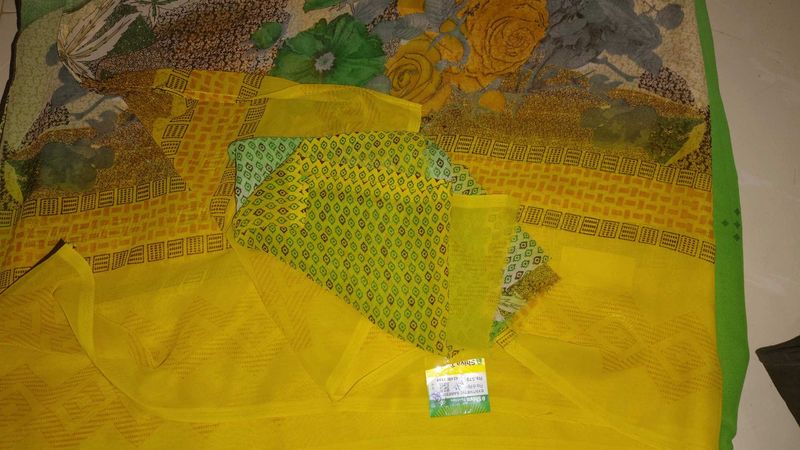 New Saree With Tag