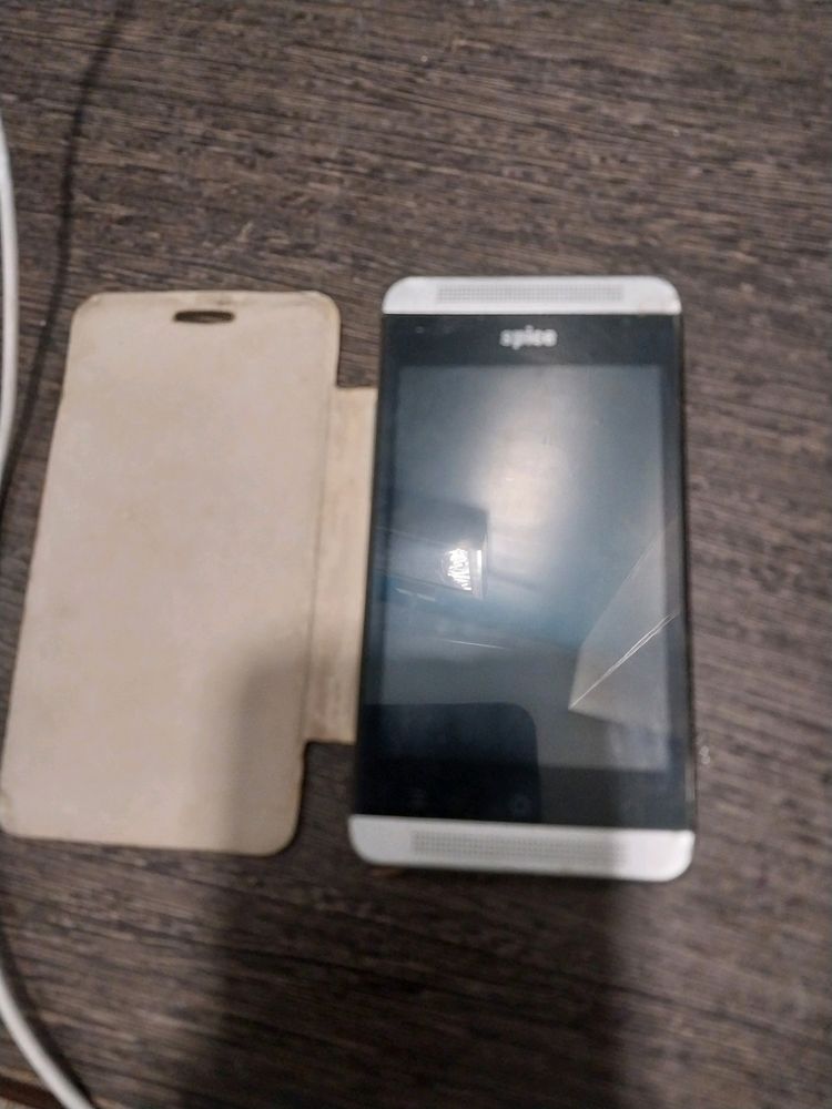 Spice Android Phone with Case