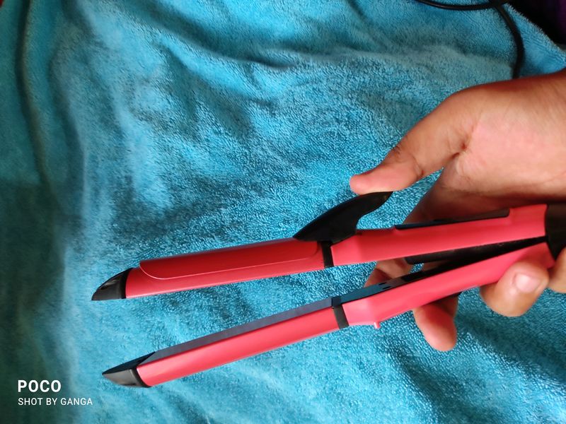 2 In 1 Hair Straightener N Curler
