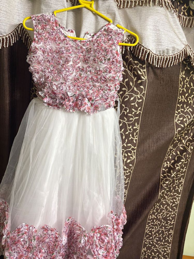 Floral Detail Party Dress