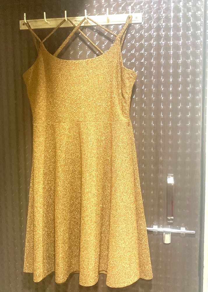 Sparkling Gold Party Dress