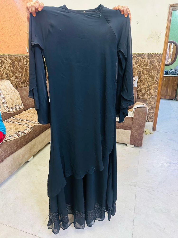Blak Umbrella Abaya