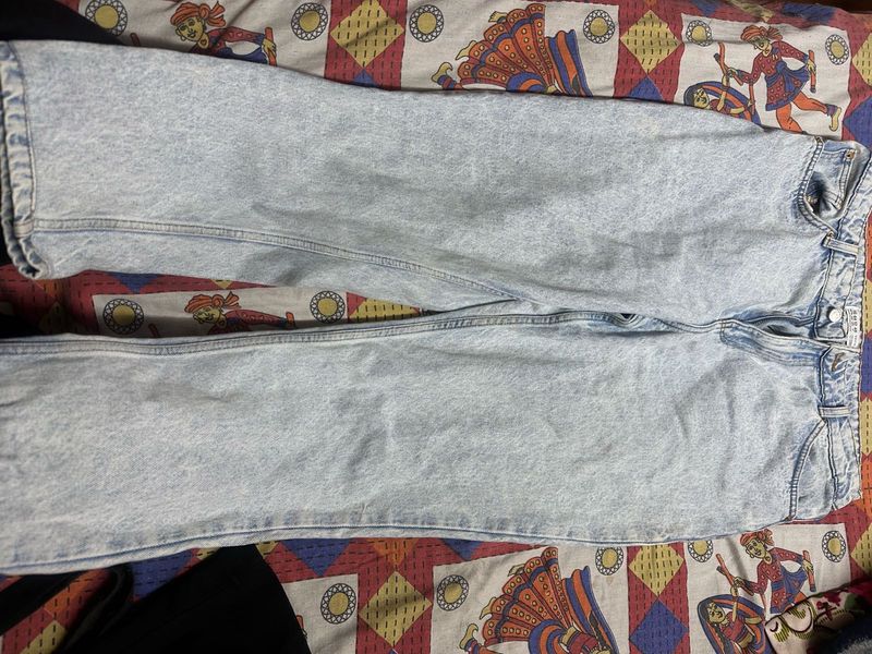 Light Wash Wide Leg Jeans