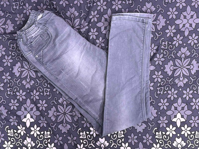 Gray Denim Jeans