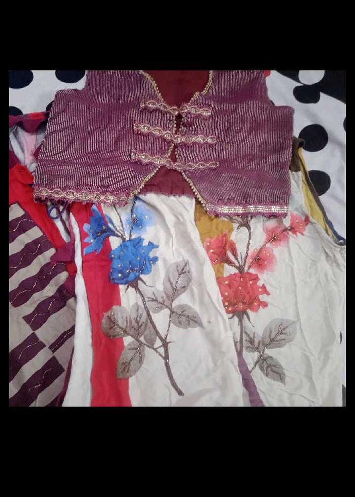 Floral Ethnic jacket shrugs pack of 3