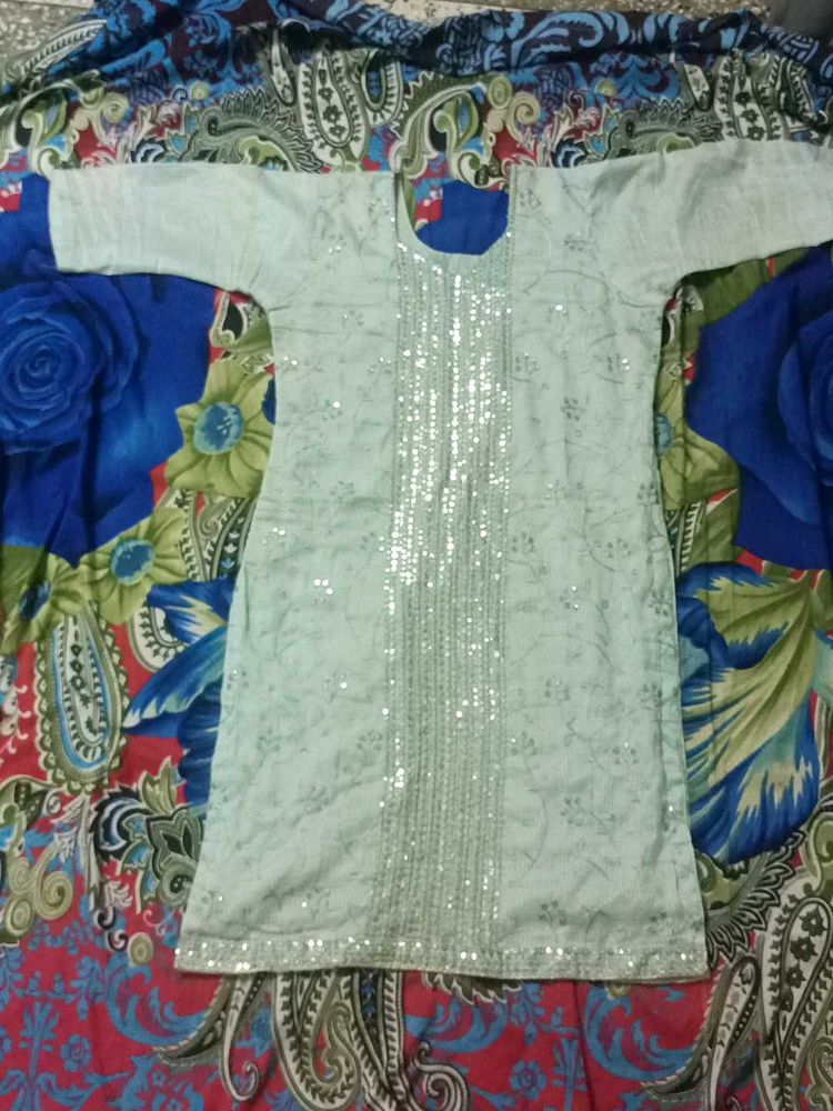 Beautiful Kurti Dupatta Paint