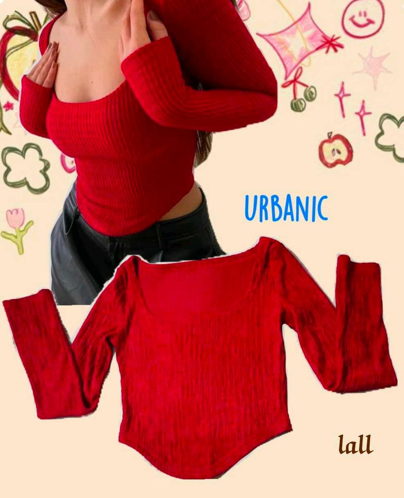 urbanic deep red top