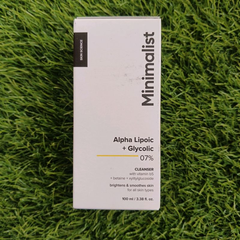 Minimalist Alpha Lipoic + Glycolic 07% Cleanser
