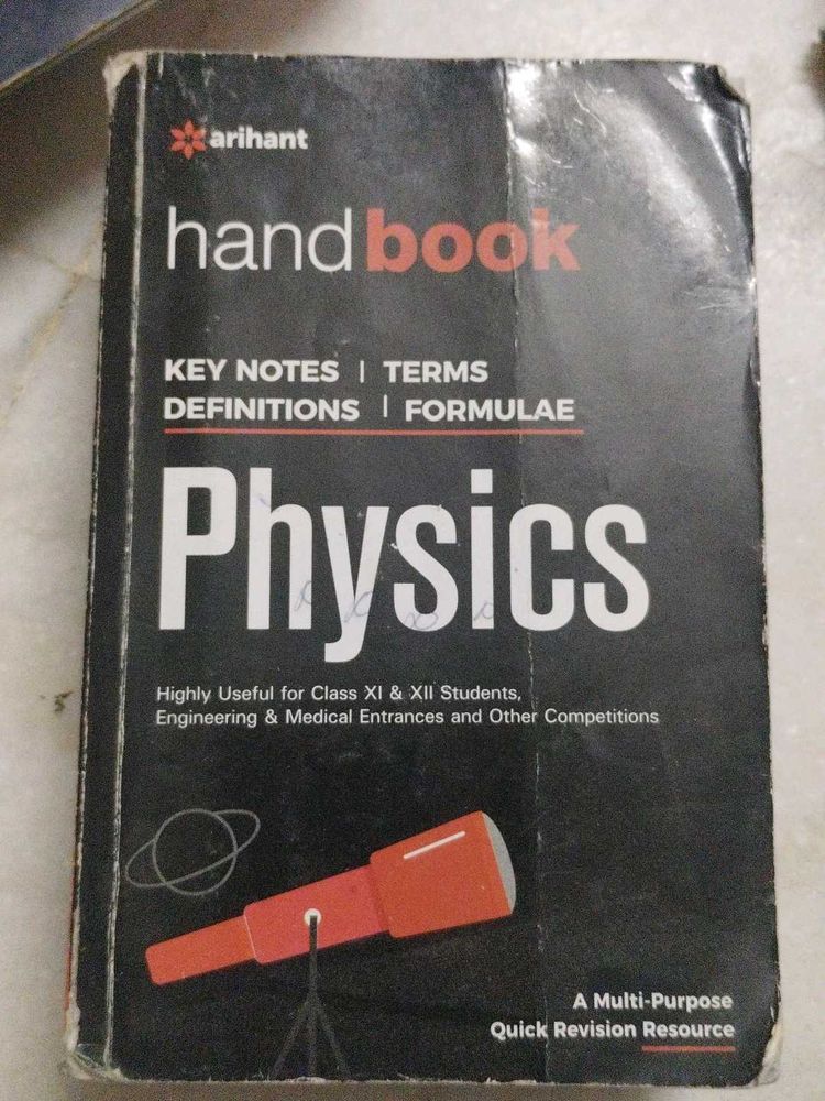 Arihant Physics, Mathematics, Chemistry, Handbook