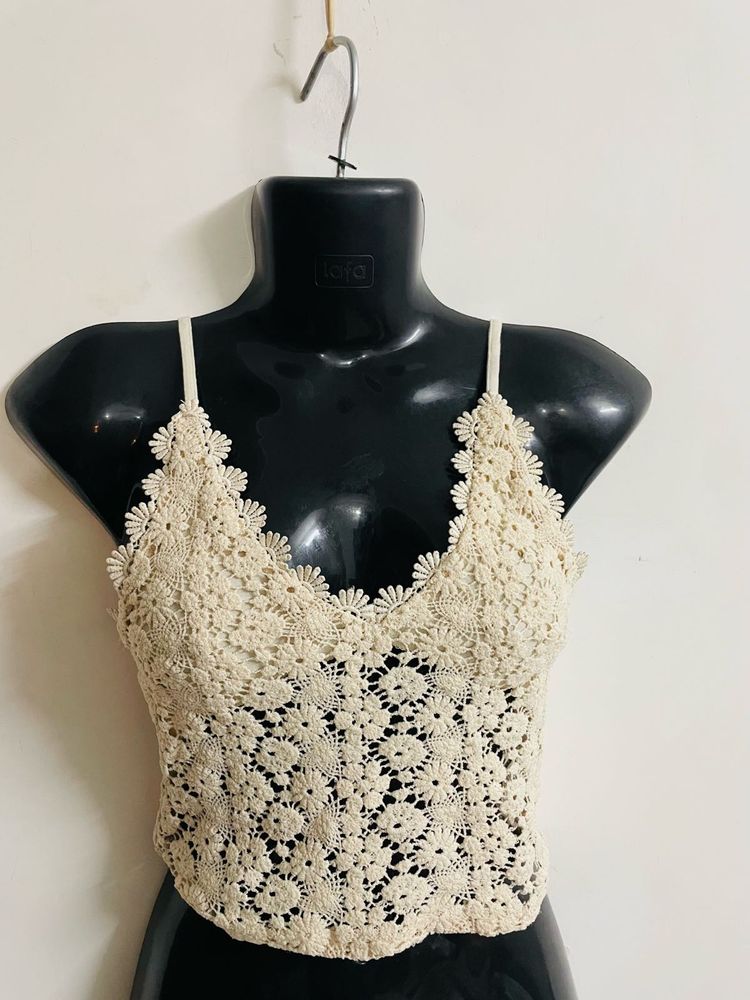 Lace Strappy Top