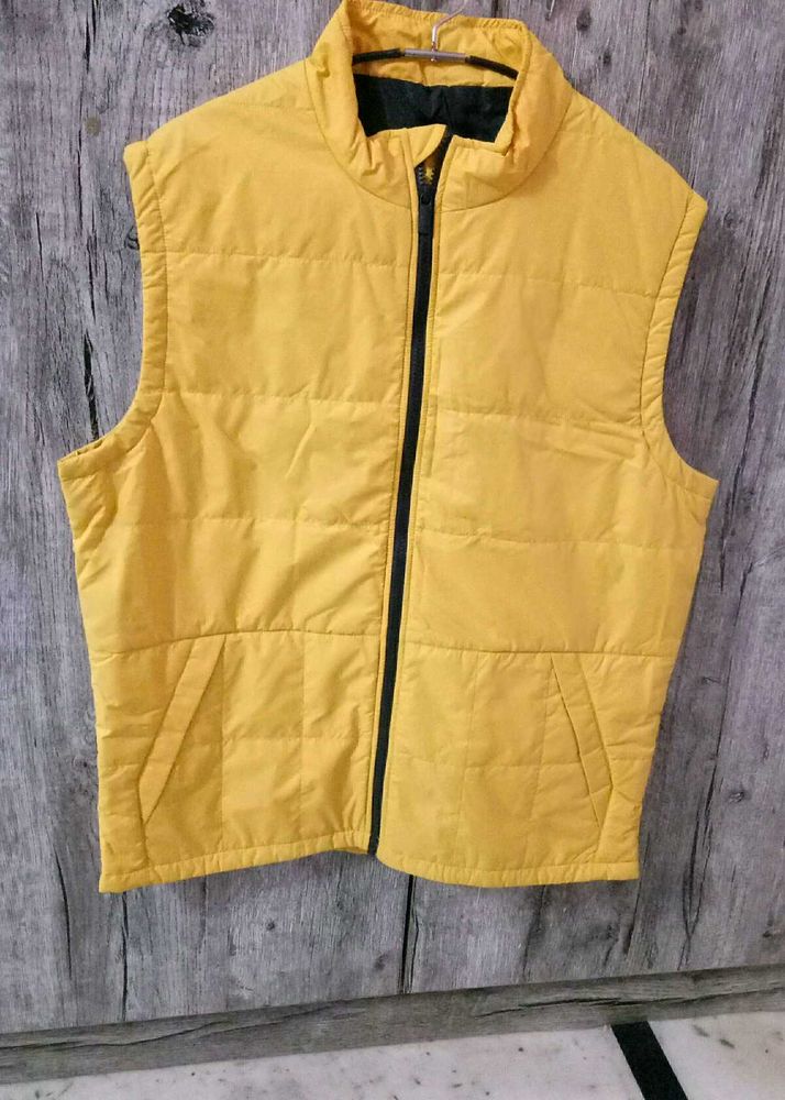 Yellow Sleeveless Jacket