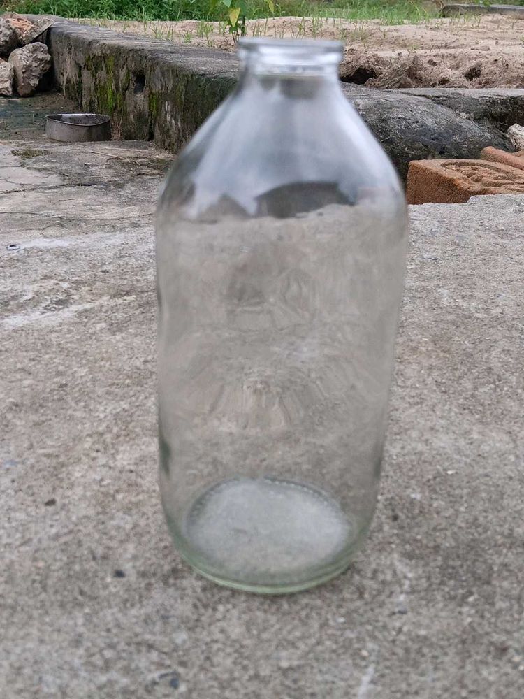 Clear Glass Bottle