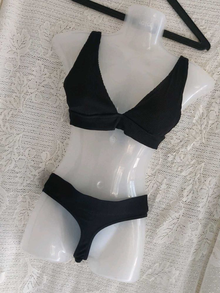 Black Two-Piece Swimsuit