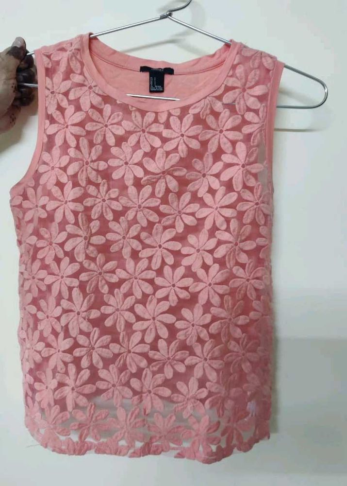 Flowers Engraved Top