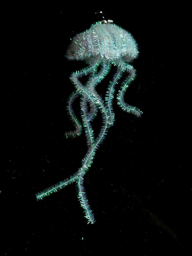 Iridescent Jellyfish Bag Charm