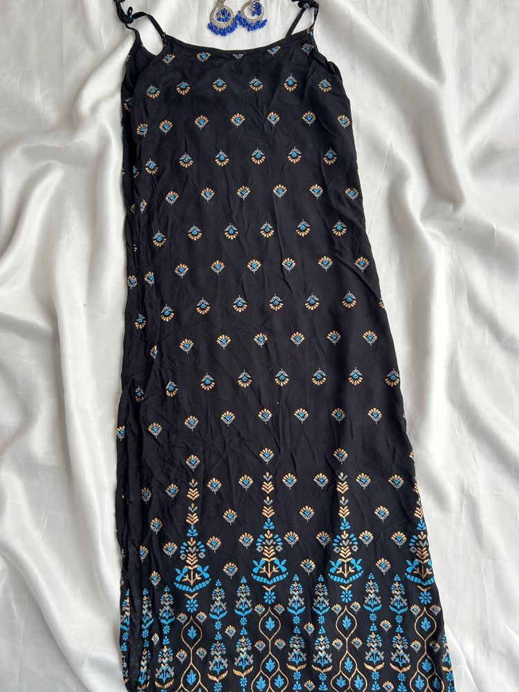 Boho Print Maxi Sundress