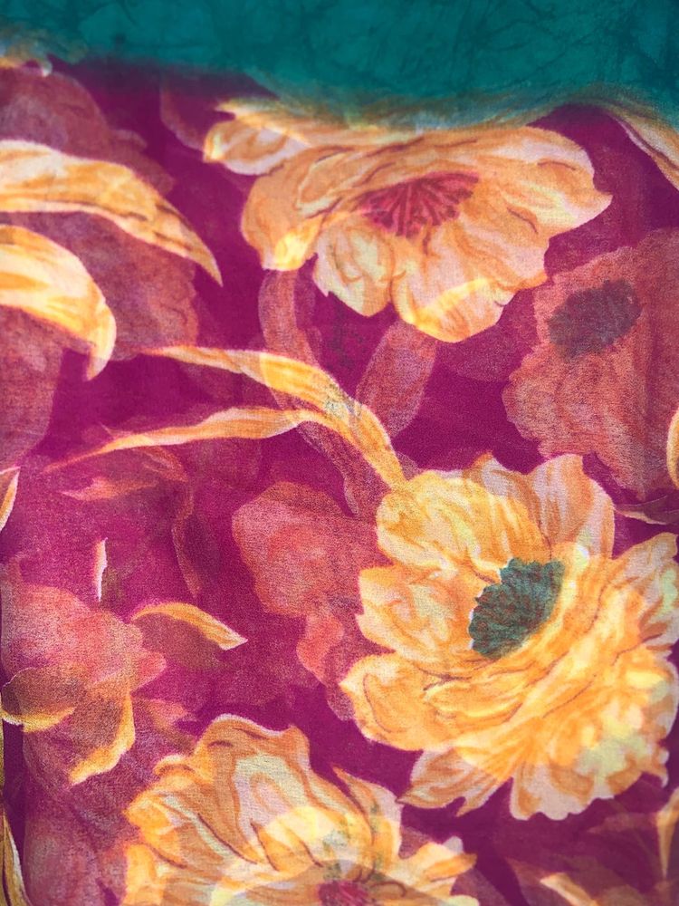 Jambli Flolesh Saree Jarjat Kapad