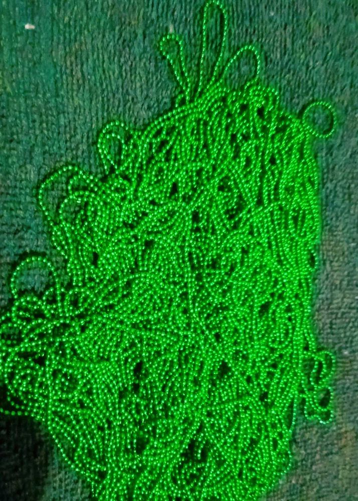 Green Beaded Necklace