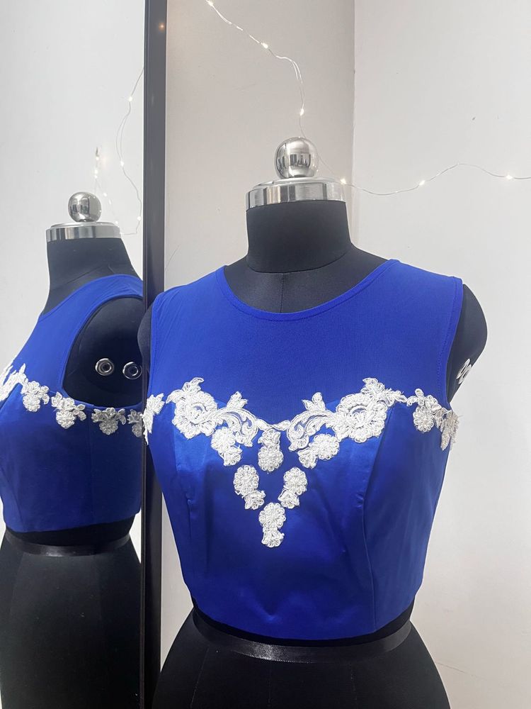Blue Readymade Blouse