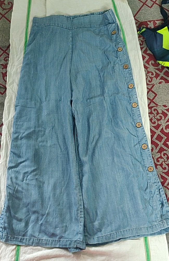 soft jeans palazzo