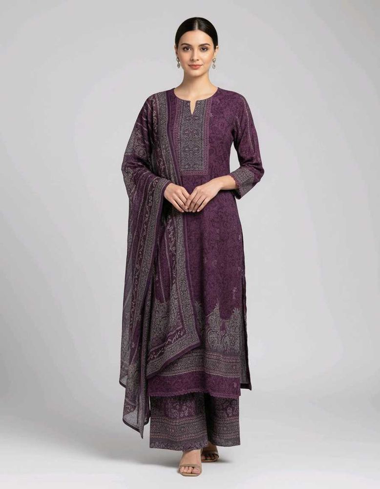 Elegant Purple Kurta Set