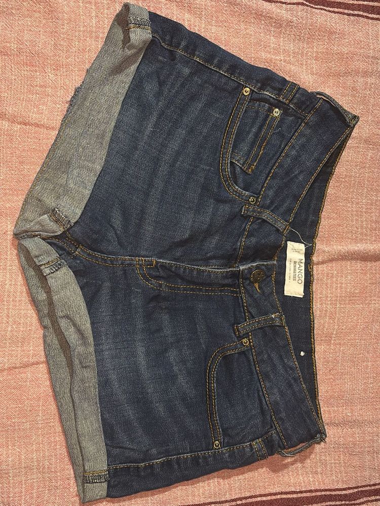 Mango Women Denim Shorts