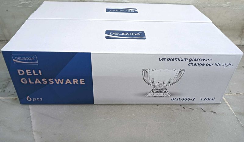 Delisoga Crystal Clear Bowls