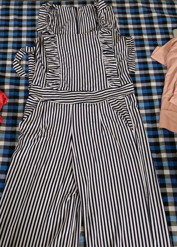 Striped Jumpsuit