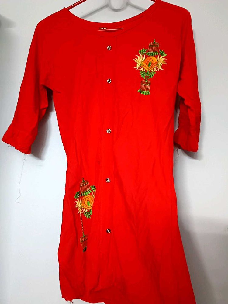 Red Colour Kurta ♥️