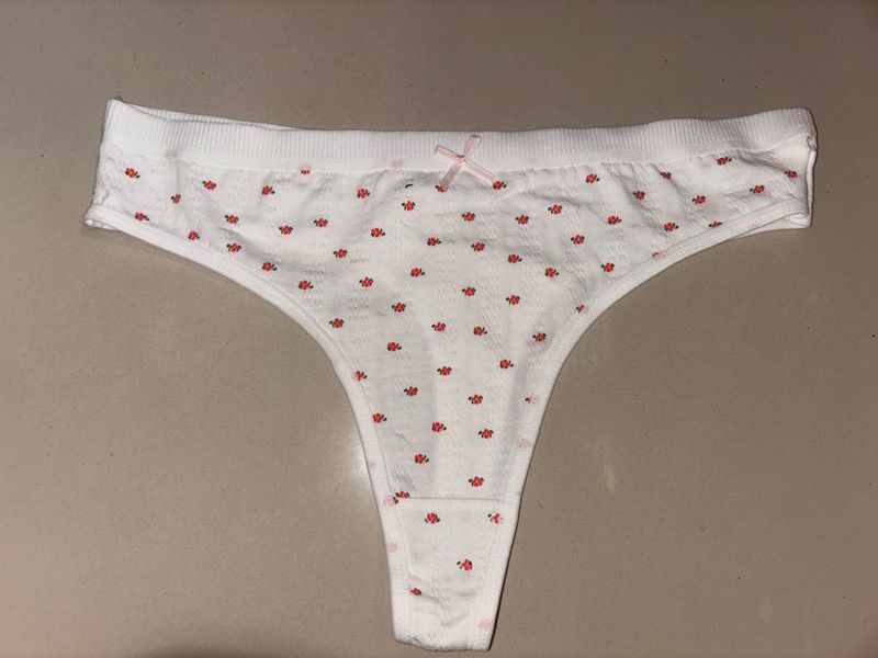 Floral Thong