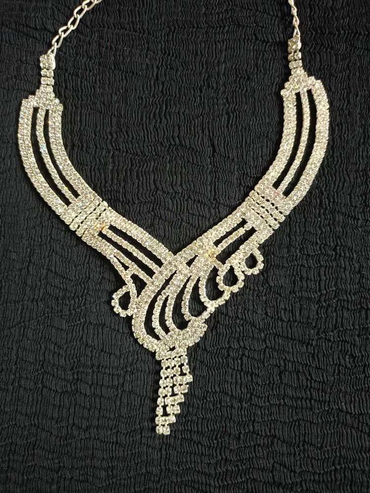 Sparkling Silver Necklace