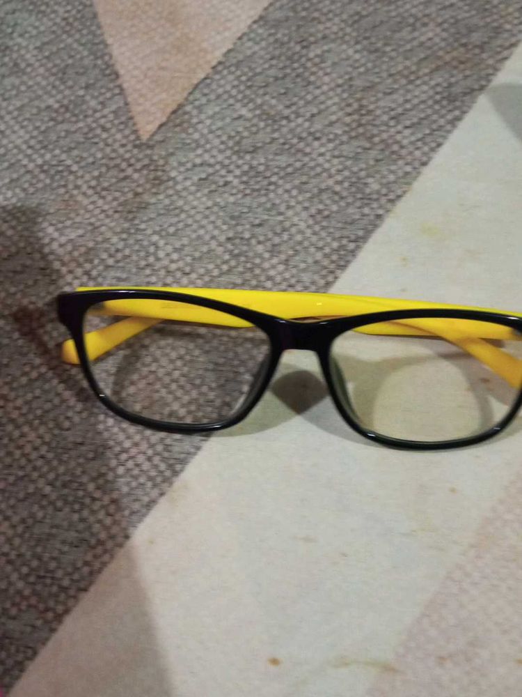 Stylish Yellow Frame Glasses
