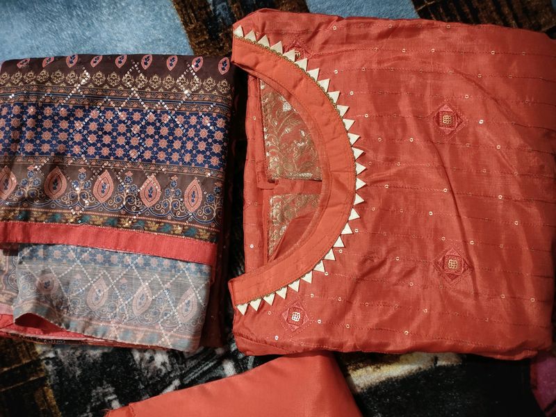 Heavy Kurta Sharara Set With Dupatta