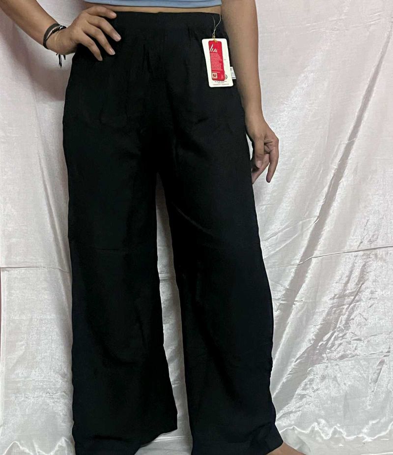 Black Wide Leg Palazzo