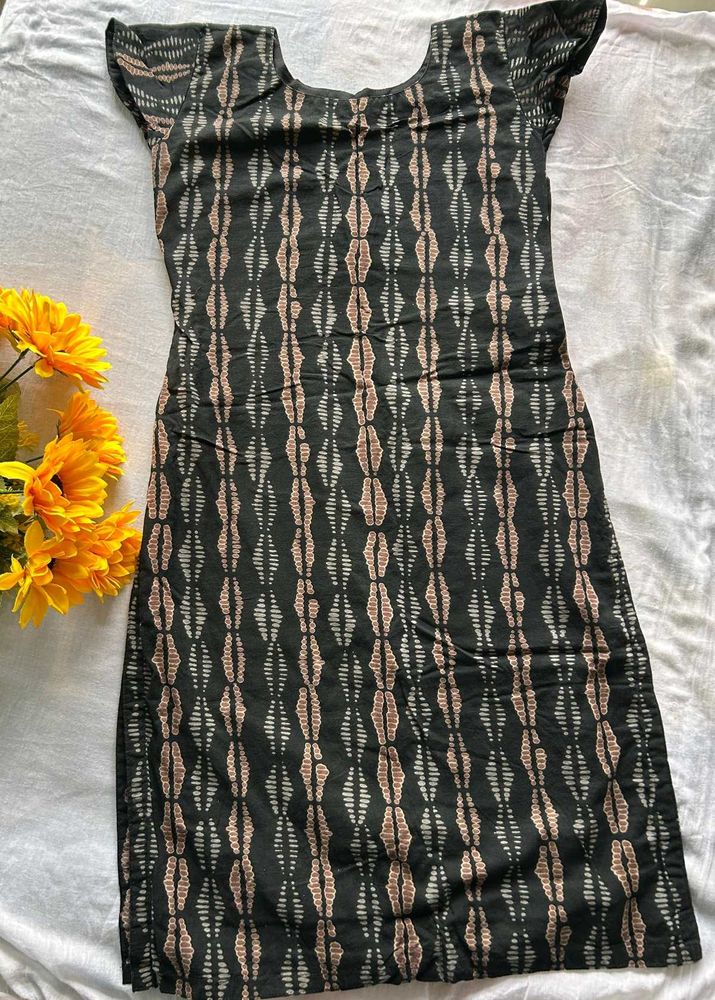 Patterned Sleeveless Dress