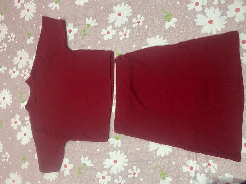 Red Co-ord Set