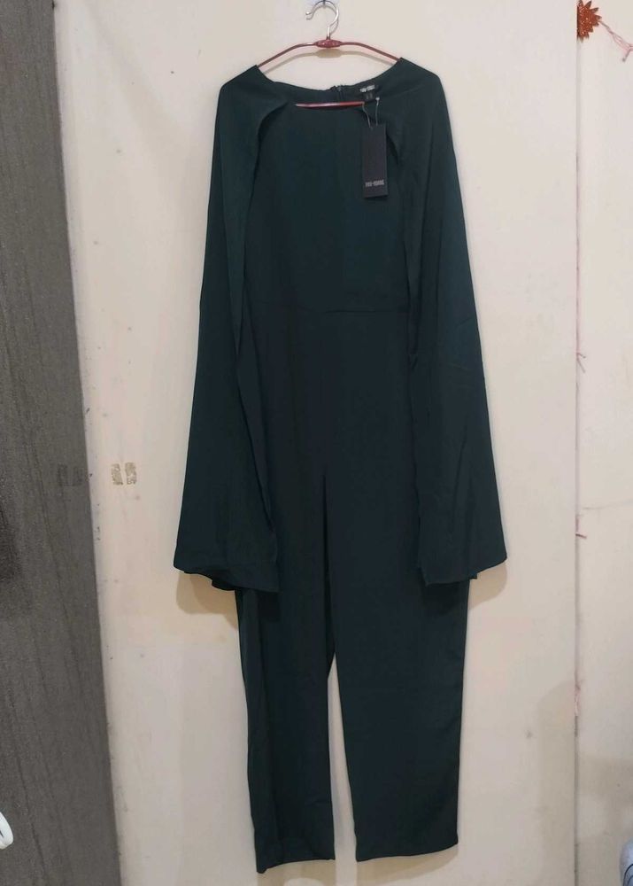 Elegant Dark Green Jumpsuit