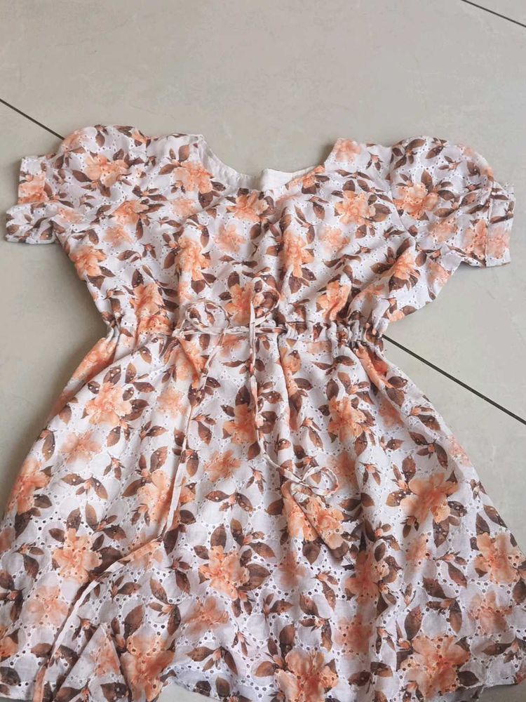 Floral Print Mini Dress