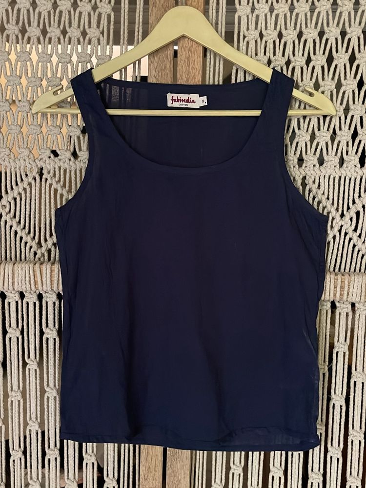 Fabindia cotton tank top