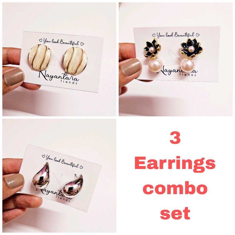 3 EARRINGS COMBO SET 2