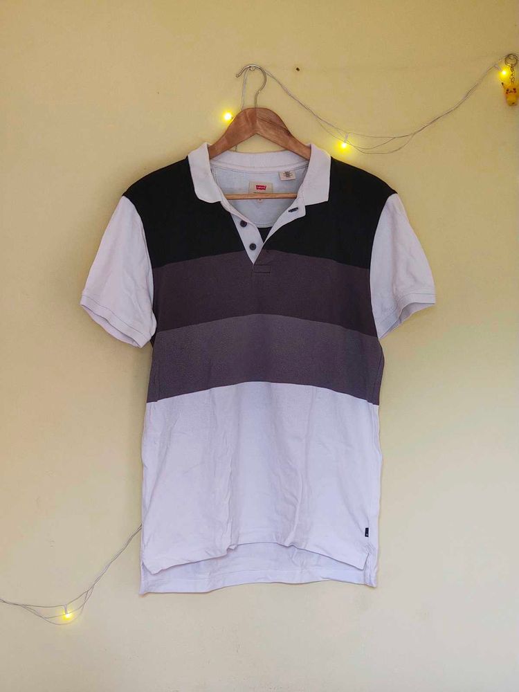 Color Block Polo Shirt